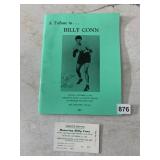 BILLY CONN TRIBUTE DINNER PROGRAM, INCLUDES