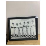 1961 YANKEES HOME RUN HITTERS PHOTOGRAPH, BLACK