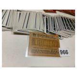 WADE BOGGS, ASSORTED BASEBALL CARDS, TOPPS,
