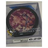 TONY TANTI, NHL HOCKEY PUCK, PITTSBURGH PENGUINS,