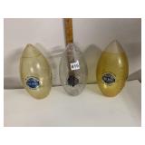 NFL PRO BOWL SOUVENIR FOOTBALLS, CLEAR AND