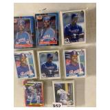 RUBEN SIERRA BASEBALL CARDS, DONRUSS, FLEER,