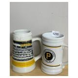 PITTSBURGH PIRATES CERAMIC BEER STEINS, INCLUDES