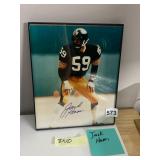 JACK HAM SIGNED PHOTOGRAPH, STEELERS JERSEY,