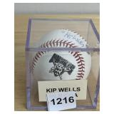 KIP WELLS SIGNED BASEBALL, RAWLINGS OFFICIAL