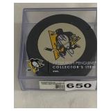 PITTSBURGH PENGUINS HOCKEY PUCK, COLLECTOR ITEM,