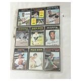 1971 TOPPS -24 DIFFERENT BASEBALL INCLUDING 7