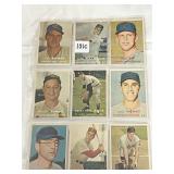 1957 TOPPS BASEBALL- 9 DIFFERENT, NICE ABOVE