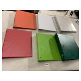 ASSORTED OFFICE BINDERS, INCLUDES MULTICOLORED