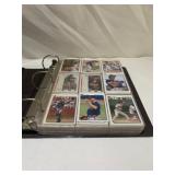 UPPER DECK BASEBALL CARD ALBUM, LEATHER-TEXTURED