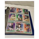 SCORE 1992 BASEBALL CARD ALBUM, BLUE BINDER,