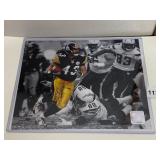 TROY POLAMALU AUTOGRAPHED PHOTOGRAPH, PITTSBURGH