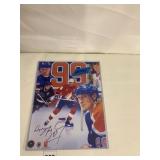 WAYNE GRETZKY AUTOGRAPHED COLLAGE PHOTOGRAPH,