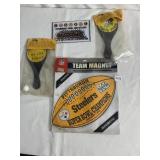 ASSORTED PITTSBURGH STEELERS MEMORABILIA,