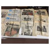 ASSORTED PITTSBURGH SPORTS NEWSPAPERS, INCLUDES