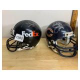 RIDDELL MINI FOOTBALL HELMETS, SIGNED, CHICAGO