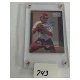 PRO SET POWER FOOTBALL JOE MONTANA CARD, SIGNED,