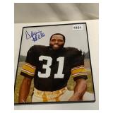 DONNIE SHELL, PITTSBURGH STEELERS, AUTOGRAPHED