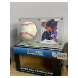 ZACH DUKE SIGNED BASEBALL, JUST MINORS TRADING
