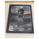 SUPER BOWL XLIII GAME PROGRAM, AUTOGRAPHED,