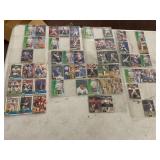 ASSORTED BASEBALL AND FOOTBALL TRADING CARDS,