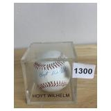 HOYT WILHELM SIGNED BASEBALL, RAWLINGS OFFICIAL