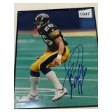 ROD WOODSON, PITTSBURGH STEELERS, AUTOGRAPHED