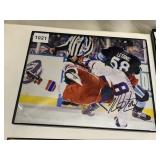 ALEX OVECHKIN, SIGNED HOCKEY PHOTOGRAPH, FRAMED,