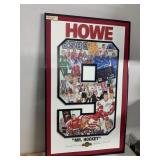GORDIE HOWE MR. HOCKEY TRIBUTE PRINT, NUMBERED 9,