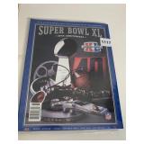 SUPER BOWL XL 40TH ANNIVERSARY GAME PROGRAM,
