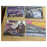 ASSORTED NHRA RACING PHOTOGRAPHS, INCLUDES SIGNED
