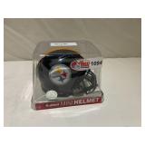 RIDDELL PITTSBURGH STEELERS MINI HELMET, SIGNED,