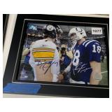 NFL PHOTO FILE BEN ROETHLISBERGER AND PEYTON