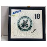SIGNED ARNOLD PALMER 66TH PGA TOUR FLAG