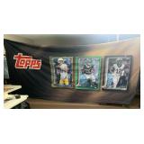 TOPPS CHROME NFL PROMOTIONAL BANNER, FEATURING