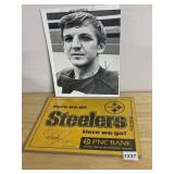 PITTSBURGH STEELERS AUTOGRAPHED PHOTOGRAPHS, ROY