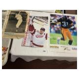 ASSORTED SPORTS MEMORABILIA, INCLUDES POSTERS OF