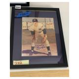 MICKEY MANTLE SIGNED PHOTOGRAPH, NEW YORK