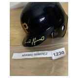 PITTSBURGH PIRATES MINI BATTING HELMET, SIGNED BY