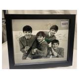 THE BEATLES SIGNED PHOTOGRAPH, BLACK AND WHITE,