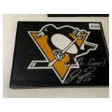 JEFF ZATKOFF SIGNED PITTSBURGH PENGUINS LOGO