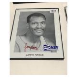 SALEM SPORTSWEAR LARRY NANCE SIGNED PHOTOGRAPH,