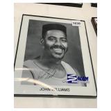 SALEM SPORTSWEAR JOHN WILLIAMS SIGNED PHOTOGRAPH,