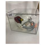 RIDDELL ARIZONA CARDINALS MINI HELMET, SIGNED BY