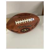WILSON SUPER BOWL XXX FOOTBALL, LEATHER, OFFICIAL