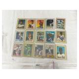 BASEBALL ROOKIE - 15 DIFFERENT INCLUDING 11 HALL