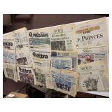 ASSORTED PITTSBURGH POST-GAZETTE SPORTS SECTIONS,