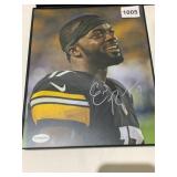 ELI ROGERS SIGNED PHOTOGRAPH, PITTSBURGH STEELERS