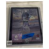 SUPER BOWL XLIII PROGRAM, HINES WARD AUTOGRAPH,