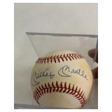 MICKEY MANTLE SIGNED BASEBALL, RAWLINGS OFFICIAL